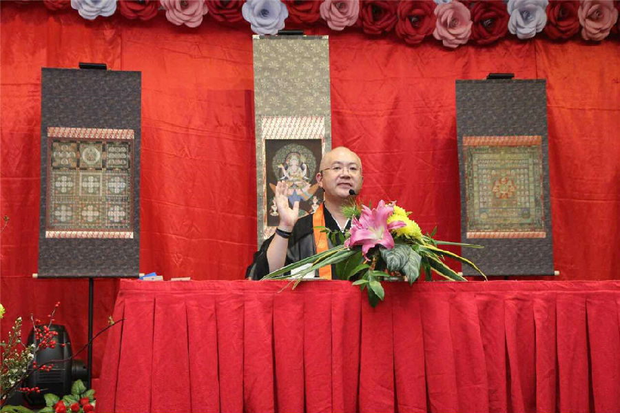 智广阿阇梨在印尼的公开讲座现场.jpg